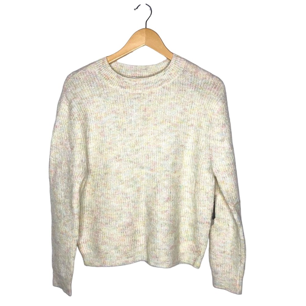 BP Nordstrom Sweater Women Size XS Cotton Candy Marled Soft Ribbed NWT *